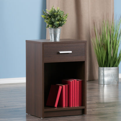 Rennick Accent Table; Nightstand; Cocoa