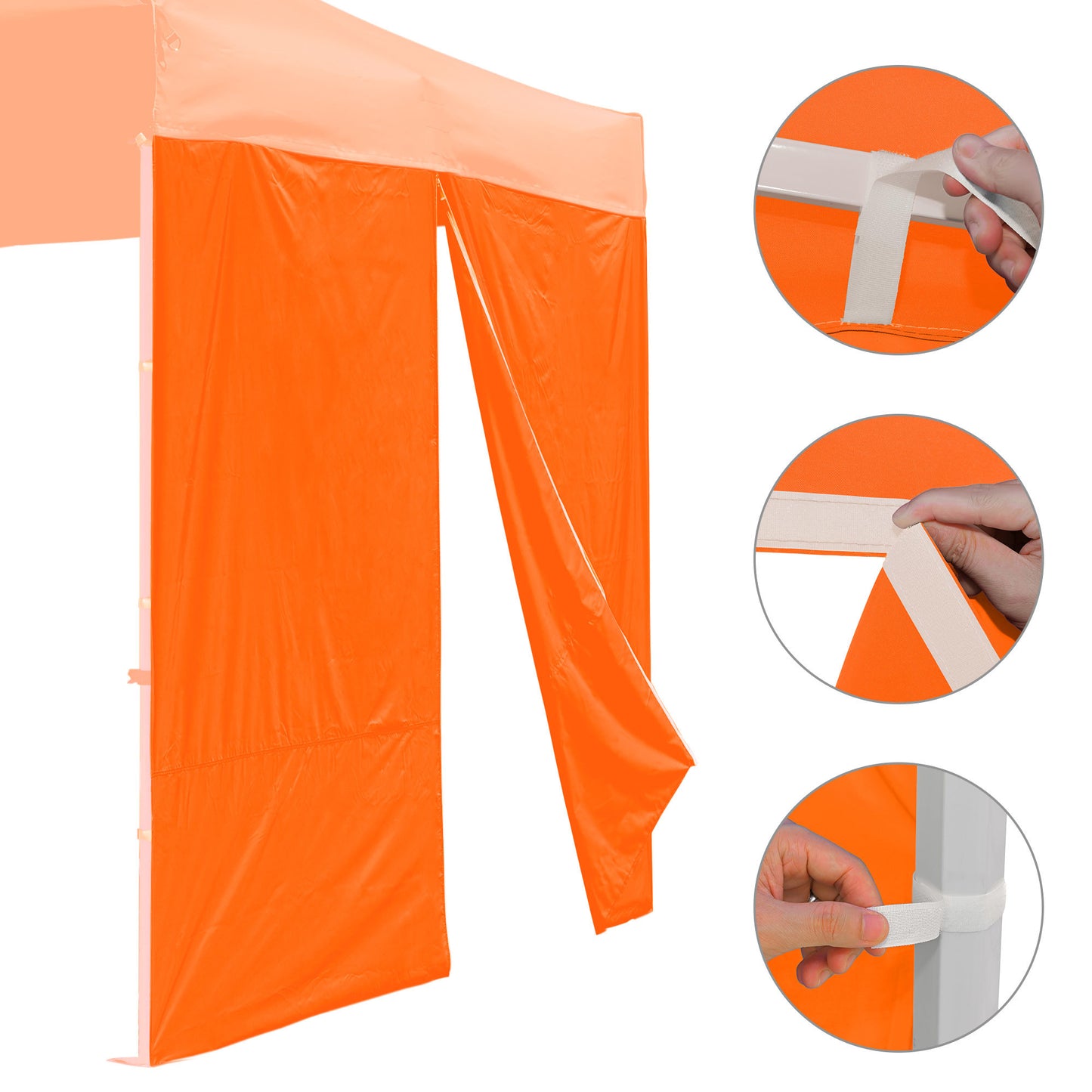 10x10ft Canopy CPAI-84 Sidewall with Zipper