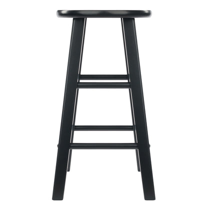 Element Counter Stools; 2-Pc Set; Black