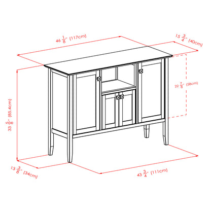 Melba Buffet Cabinet; Coffee